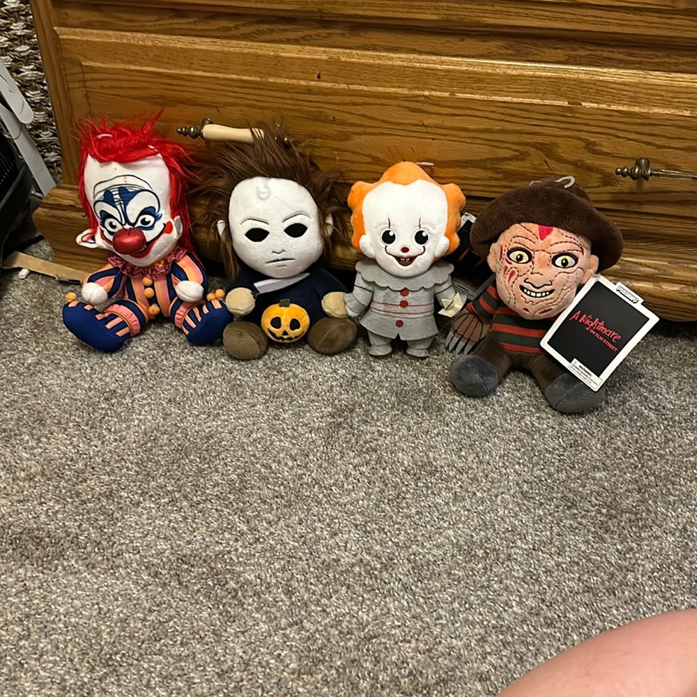 A lot of horror plushies